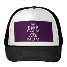 Maintenez calme et demandez à la maman - toutes le casquette de camionneur