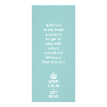 Maintenez calme et obtenez Reiki Doubles Cartes