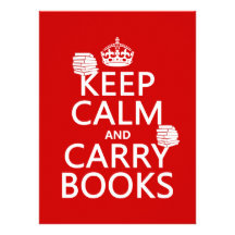Maintenez calme et portez les livres (dans toute c bristols