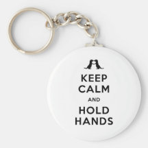 Maintenez calme et tenez les mains (les loutres te porte-clef