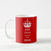 MAINTENEZ LE CALME fermé et MANGEZ LA TASSE