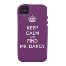 Maintenez M. Darcy Jane Austen calme et de découve Coques Vibe iPhone 4