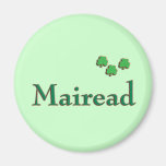 Mairead Irish Name Fridge Magnets