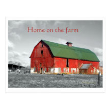 Maison à la ferme cartes postales