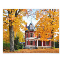 Maison classique de Saratoga Tirage Photo