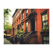 Maison de grès de Brooklyn Toiles Tendues