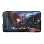 Maison du courageux+Drapeau américain Coque Galaxy S2