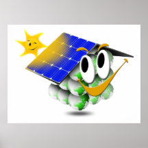 Maison écologique affiche
