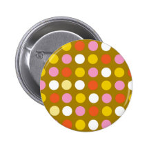 Maison et affaires, points de polka lumineux de co badge