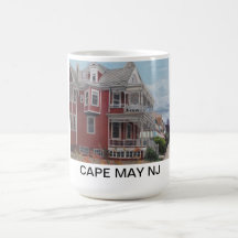 Maison victorienne/New Jersey de Cape May Tasse