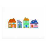 Maisons résidentielles cartes postales