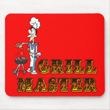 Maître de gril tapis de souris