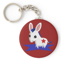 Maize the Decratic Donkey Keychain