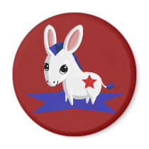 Maize the Democratic Donkey Fridge Magnet