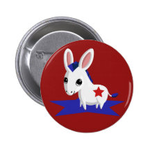 Maize the Democratic Donkey Pin