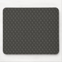 Majestic black pattern on grey background mousepads