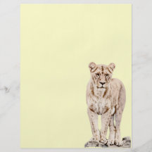 Majestic Lioness Custom Flyer