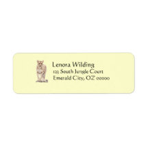 Majestic Lioness Return Address Label