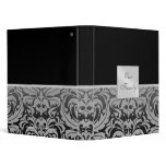 Majestic Silver Damask Black Family Album Binder