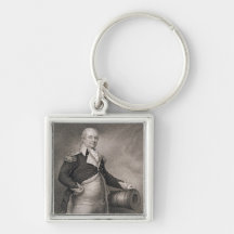 Major General Henry Knox (1750-1806) engraved by J Key Chains