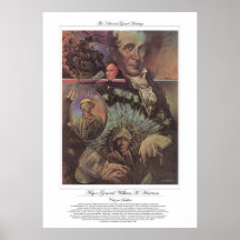 MAJOR GENERAL WILLIAM H. HARRISON Citizen Soldier Print