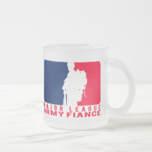 Major League Army Fiance Coffee Mugs