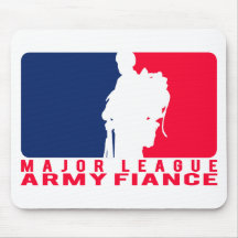 Major League Army Fiance Mouse Pad