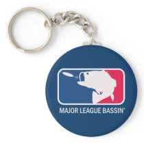 Major League Bassin Largemouth Bass Angler Key Chains