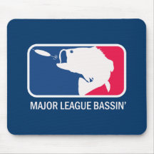 Major League Bassin Largemouth Bass Angler Mouse Pads