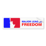 Major League Freedom bumper stickers