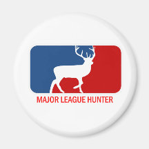 Major League Hunter Fridge Magnet