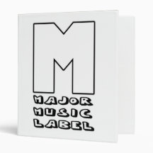 Major Music Label Binder