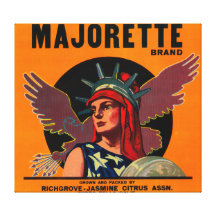 Majorette LabelTerra orange Bella, CA Toile Tendue Sur Châssis