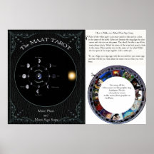 Make a MAAT Tarot Moon Sign scope poster