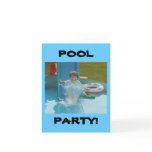 MAKE A SPLASH! - invitation card