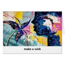 Make a Wish Art CArd by Augustine