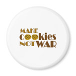Make Cookies Not War magnets