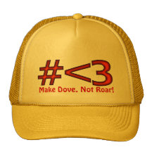 Make Dove, Not Roar! Love Channel Mesh Hats