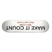 make it count skate deck