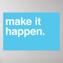 make it happen print