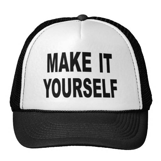 Make It Yourself Custom Baseball Cap Trucker Hat