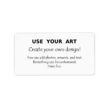 Make it yourself labels stickers use your art
