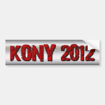 Make Kony Famous - Kony 2012 Bumper Sticker
