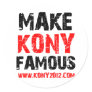 Make Kony Famous - Kony 2012 Stickers