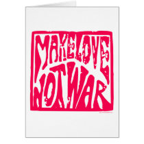 Make Love, Not War - Hippie Design for Peace