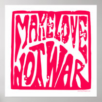 Make Love, Not War - Hippie Design for Peace