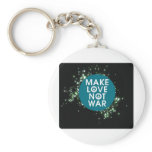make love not war keychain