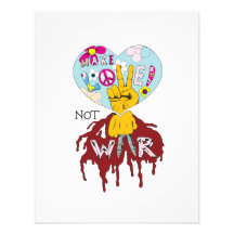 make love not war vector design invitations