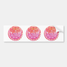 Make LOVE - Put the monkey to SLEEP Bumper Sticker