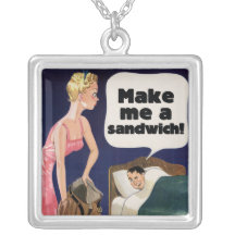 Make me a sandwich pendant